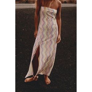 ZARA STRAPLESS TULLE DRESS